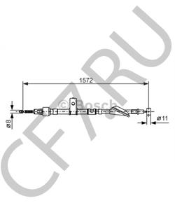 5440160G00 Трос, стояночная тормозная система MARUTI в городе Ростов-на-Дону