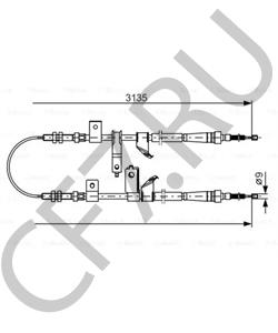 54400M70F10 Трос, стояночная тормозная система MARUTI в городе Ростов-на-Дону