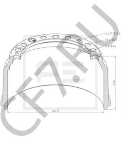 387 421 02 01 Тормозной барабан MERCEDES-BENZ в городе Ростов-на-Дону