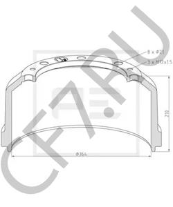 677 423 05 01 Тормозной барабан MERCEDES-BENZ в городе Ростов-на-Дону