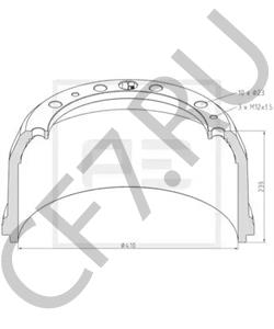 301 421 13 01 Тормозной барабан MERCEDES-BENZ в городе Ростов-на-Дону