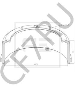 335 421 02 01 Тормозной барабан MERCEDES-BENZ в городе Ростов-на-Дону