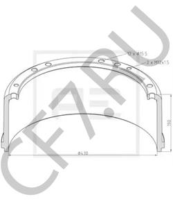 336 421 03 05 Тормозной барабан MERCEDES-BENZ в городе Ростов-на-Дону