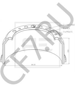 356 421 00 01 Тормозной барабан MERCEDES-BENZ в городе Ростов-на-Дону