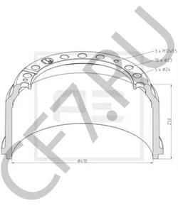 387 421 01 01 Тормозной барабан MERCEDES-BENZ в городе Ростов-на-Дону