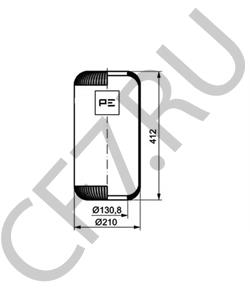 382 327 73 01 Кожух пневматической рессоры MERCEDES-BENZ в городе Ростов-на-Дону