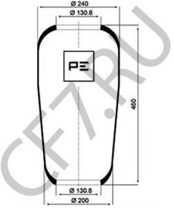 387 328 01 01 Кожух пневматической рессоры MERCEDES-BENZ в городе Ростов-на-Дону