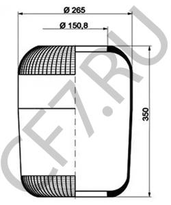 363 329 00 01 Кожух пневматической рессоры MERCEDES-BENZ в городе Ростов-на-Дону