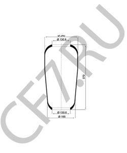 621 328 00 01 Кожух пневматической рессоры MERCEDES-BENZ в городе Ростов-на-Дону