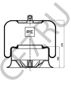 942 320 01 17 Кожух пневматической рессоры MERCEDES-BENZ в городе Ростов-на-Дону