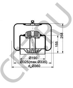 946 320 05 21 Кожух пневматической рессоры MERCEDES-BENZ в городе Ростов-на-Дону