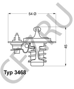 8-94372-762-0 Термостат, охлаждающая жидкость ISUZU в городе Ростов-на-Дону