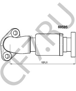 611 140 00 57 Трубка, клапан возврата ОГ MERCEDES-BENZ в городе Ростов-на-Дону