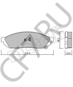 55200-70820 Комплект тормозных колодок, дисковый тормоз MARUTI в городе Ростов-на-Дону