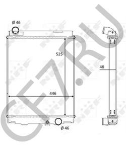 ME413765 Радиатор, охлаждение двигателя FUSO в городе Ростов-на-Дону