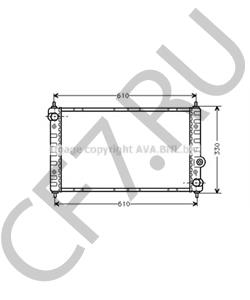 060971 Радиатор, охлаждение двигателя FSO в городе Ростов-на-Дону