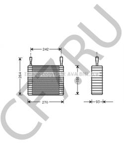 E90Z19860A Испаритель, кондиционер LINCOLN в городе Ростов-на-Дону