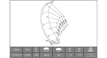 SAE-SMB Комплект тормозных башмаков, барабанные тормоза