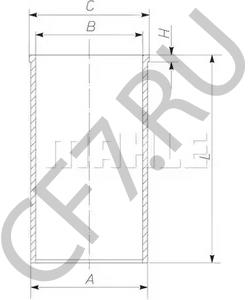 621 011 06 10 Гильза цилиндра MERCEDES-BENZ в городе Ростов-на-Дону