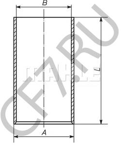 366 011 00 01 Гильза цилиндра MERCEDES-BENZ в городе Ростов-на-Дону