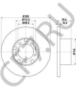 6014215112 Тормозной диск MERCEDES-BENZ в городе Ростов-на-Дону