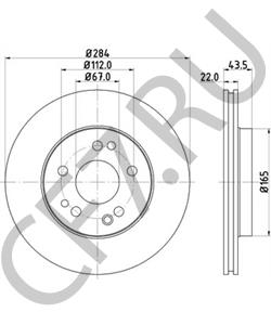 A1294210212 Тормозной диск MERCEDES-BENZ в городе Ростов-на-Дону