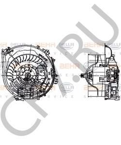A 140 830 14 08 Вентилятор салона MERCEDES-BENZ в городе Ростов-на-Дону