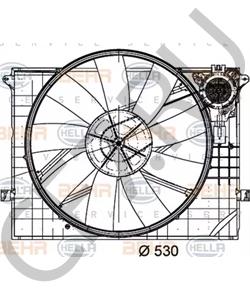 220 500 00 93 Вентилятор, охлаждение двигателя MERCEDES-BENZ в городе Ростов-на-Дону