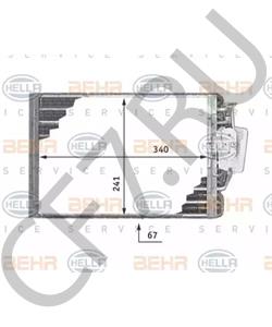 A 170 830 06 58 Испаритель, кондиционер MERCEDES-BENZ в городе Ростов-на-Дону