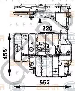 A 000 500 21 49 Компенсационный бак, охлаждающая жидкость MERCEDES-BENZ в городе Ростов-на-Дону