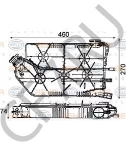 A 381 500 08 49 Компенсационный бак, охлаждающая жидкость MERCEDES-BENZ в городе Ростов-на-Дону