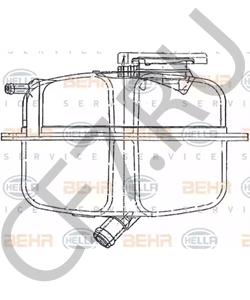 A 107 500 01 49 Компенсационный бак, охлаждающая жидкость MERCEDES-BENZ в городе Ростов-на-Дону