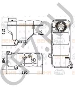 202 500 06 49 Компенсационный бак, охлаждающая жидкость MERCEDES-BENZ в городе Ростов-на-Дону