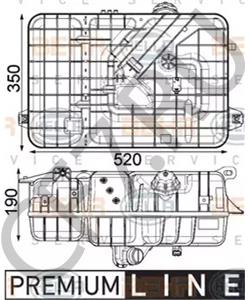 960 501 80 03 Компенсационный бак, охлаждающая жидкость MERCEDES-BENZ в городе Ростов-на-Дону
