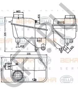 A 211 500 00 49 Компенсационный бак, охлаждающая жидкость MERCEDES-BENZ в городе Ростов-на-Дону