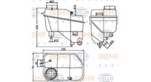 MERCEDES-BENZ Компенсационный бак, охлаждающая жидкость