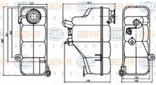 MERCEDES-BENZ Компенсационный бак, охлаждающая жидкость