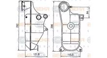 MERCEDES-BENZ Компенсационный бак, охлаждающая жидкость