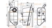 MERCEDES-BENZ Компенсационный бак, охлаждающая жидкость