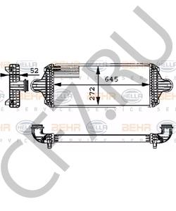 A 670 500 02 01 Интеркулер MERCEDES-BENZ в городе Ростов-на-Дону