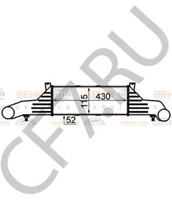A 202 500 11 00 Интеркулер MERCEDES-BENZ в городе Ростов-на-Дону