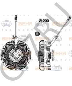 51.06630.0135 Сцепление, вентилятор радиатора MAN в городе Ростов-на-Дону