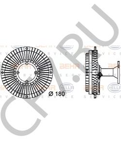 51 06630 0043 Сцепление, вентилятор радиатора MAN в городе Ростов-на-Дону